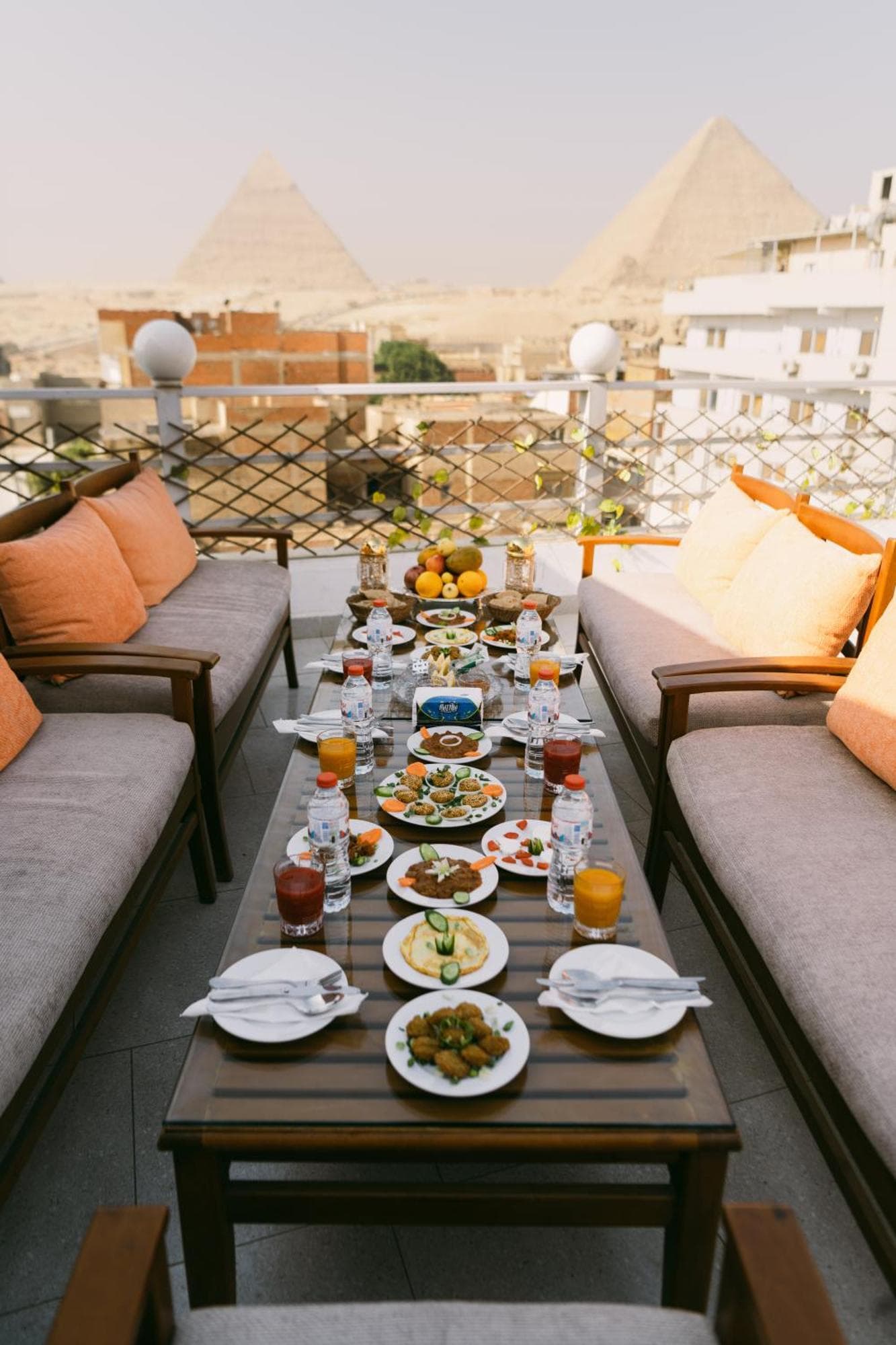 BrassJimmy pyramids view, 