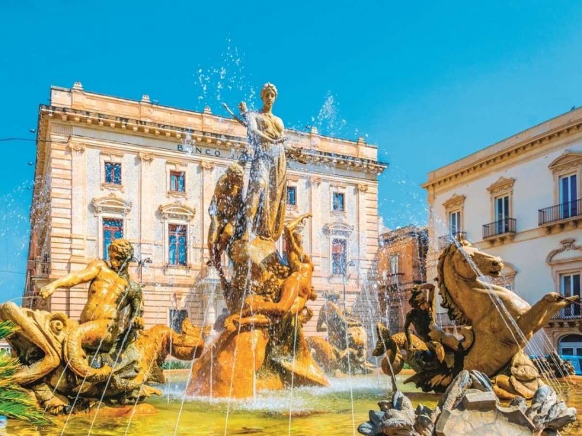 Belleza del sudeste de Sicilia, conducción por cuenta propia
