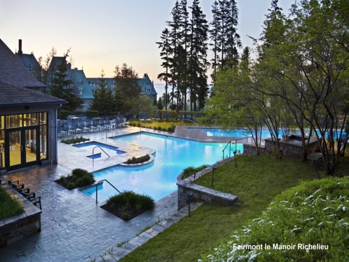 Les Fairmont du Québec en hiver avec location de voiture