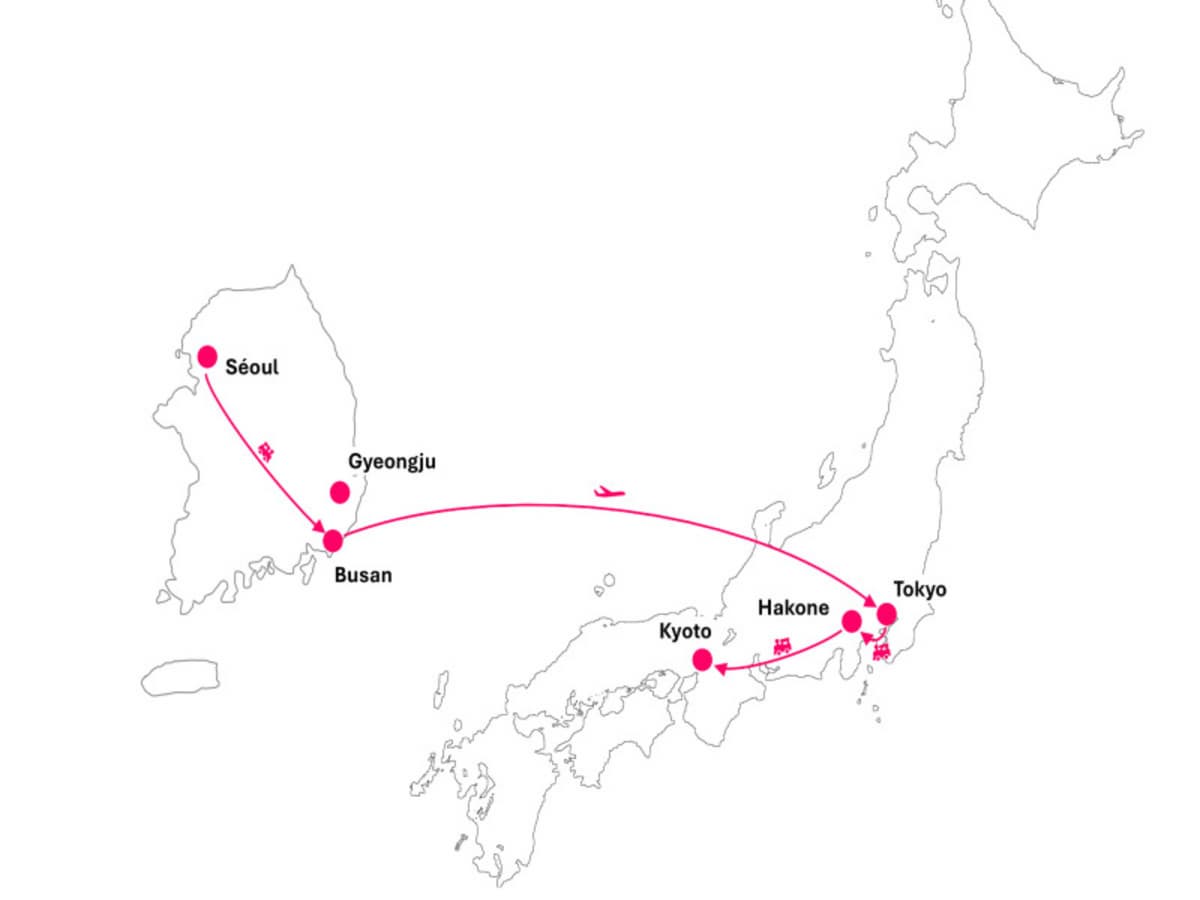 Évasion asiatique – Combiné Japon & Corée du sud en 3* (version 12 nuits)