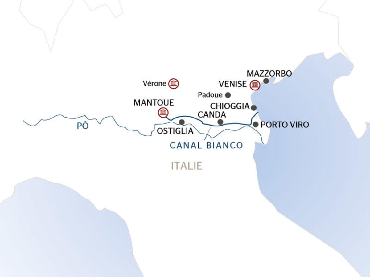 De Venise, la cité des Doges, à Mantoue, bijou de la Renaissance