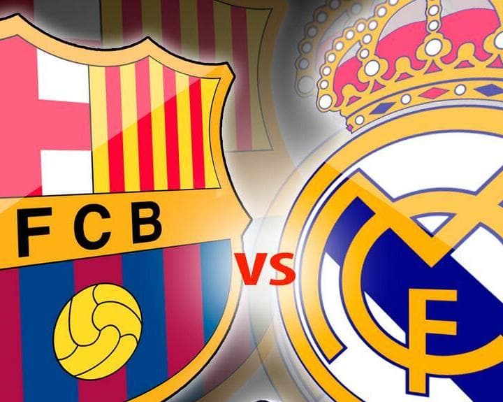 Super clásico español Real Madrid VS Barcelona