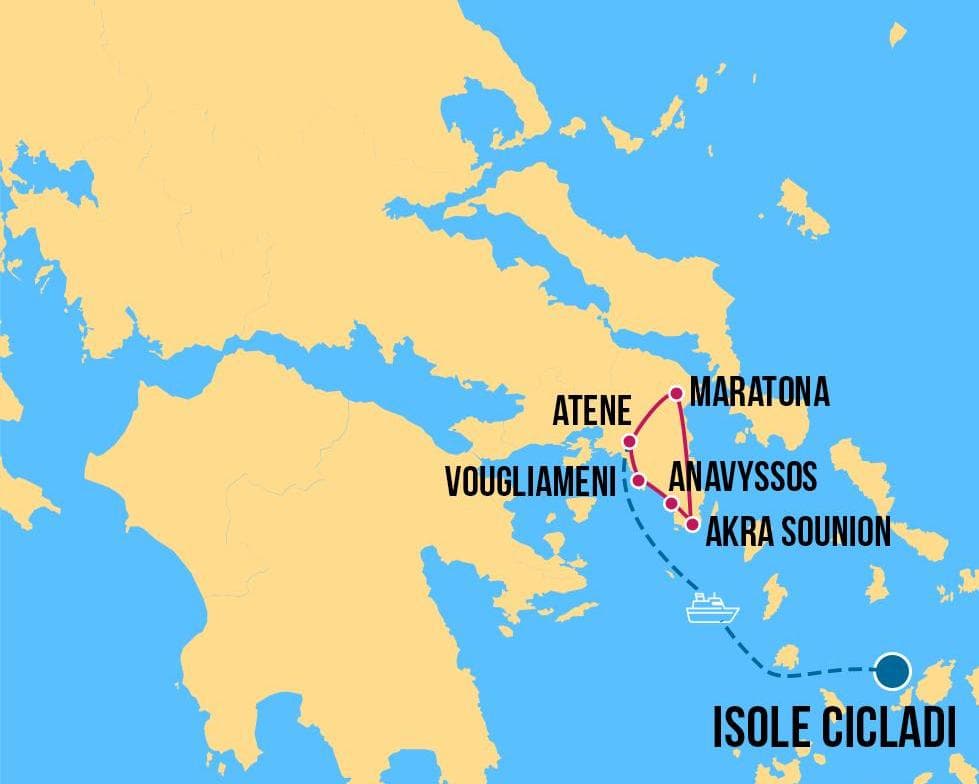 Fly & drive Riviera Attica