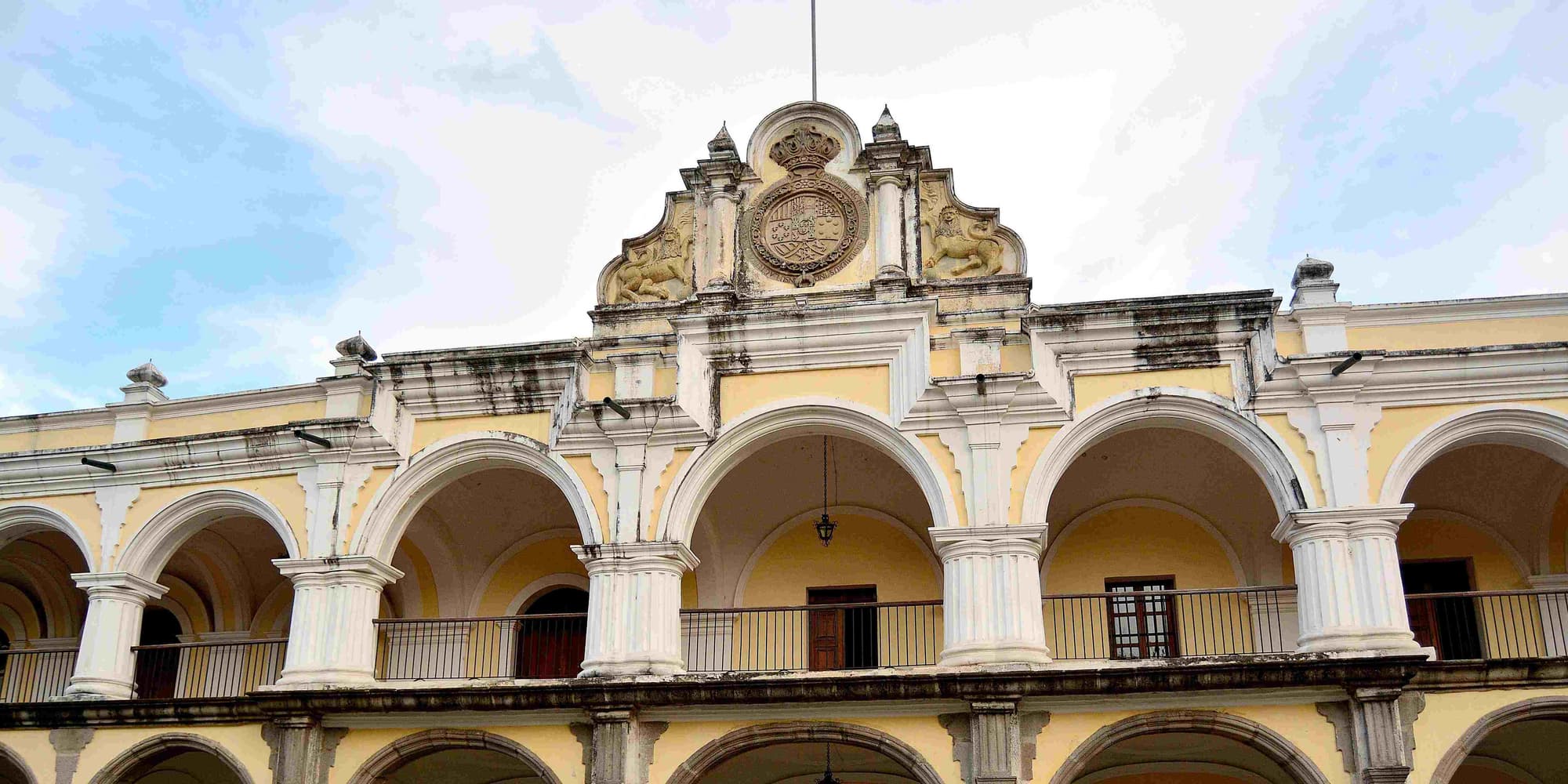 A Antigua, Guatemala.