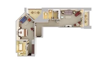 Conrad Cairo, Guestroom