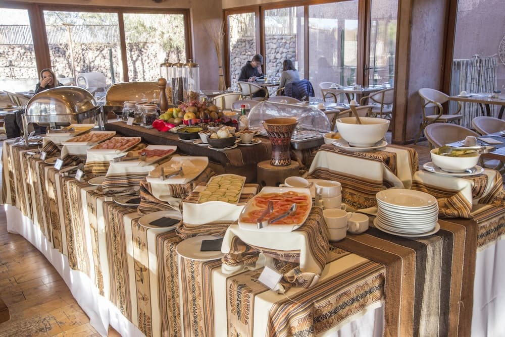 Cumbres San Pedro de Atacama, Breakfast buffet