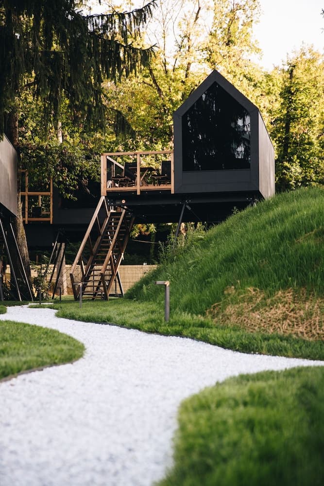 Luxury Glamping Chocolate Village, Balcony View