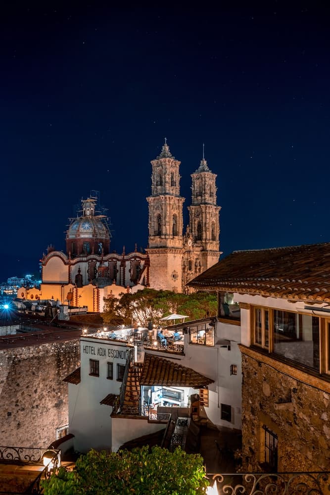*Hotel Agua Escondida Taxco Centro, Restaurant