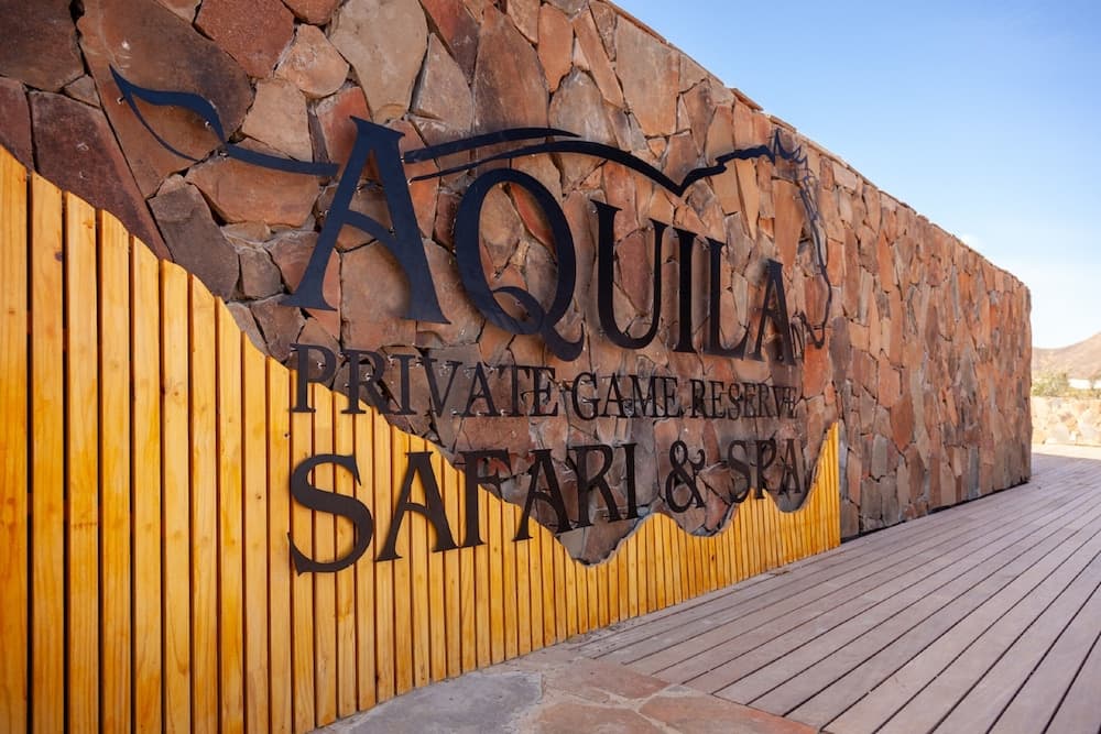 Aquila Private Game Reserve & Spa, Property entrance