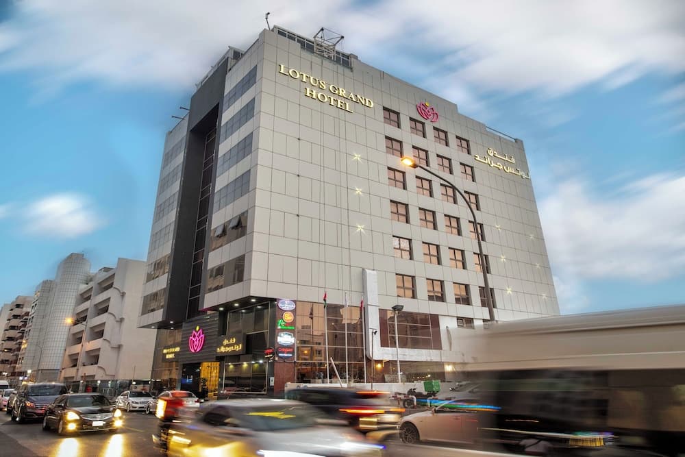 Lotus Grand Hotel, Property entrance