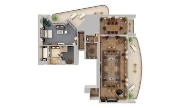 Conrad Cairo, Guestroom