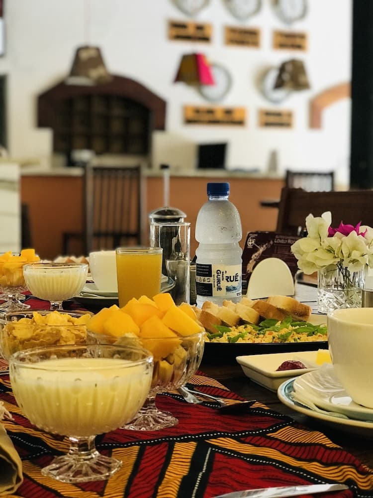 Café Central - Pousada, Área do café da manhã