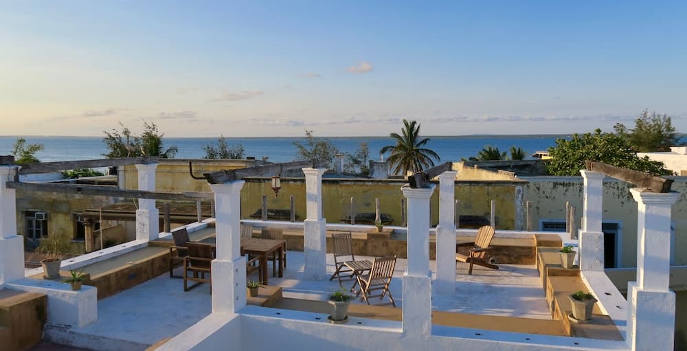 Café Central - Pousada, Terraço/pátio