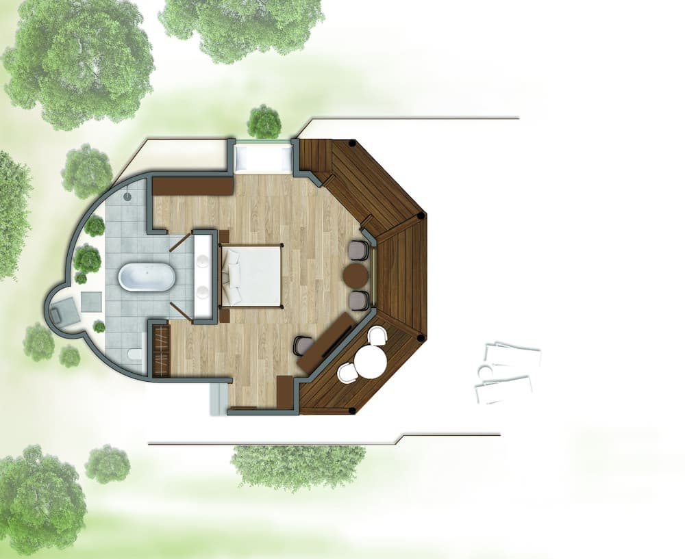 Kihaa Maldives - Trasferimenti Volo Domestico + Barca Veloce Inclusi - Airone Selection, Floor plan