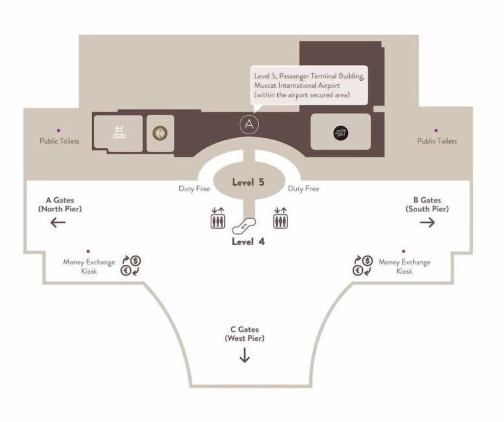 Aerotel Muscat - Airport Transit Hotel, Floor plan