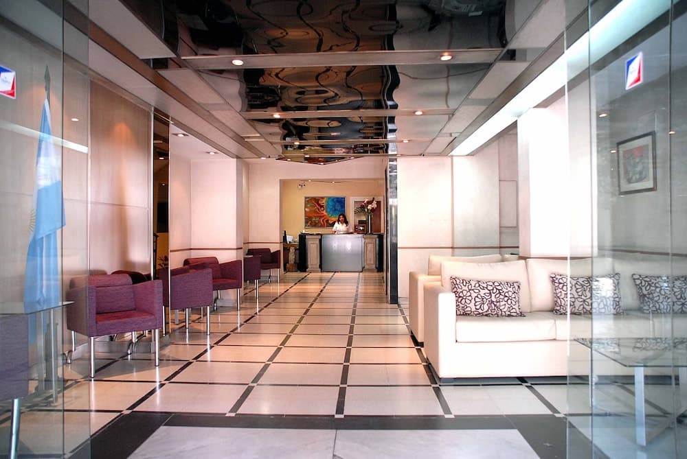 Hotel Francia, Zona de estar en el vestíbulo