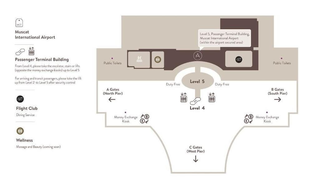 Aerotel Muscat - Airport Transit Hotel, Floor plan