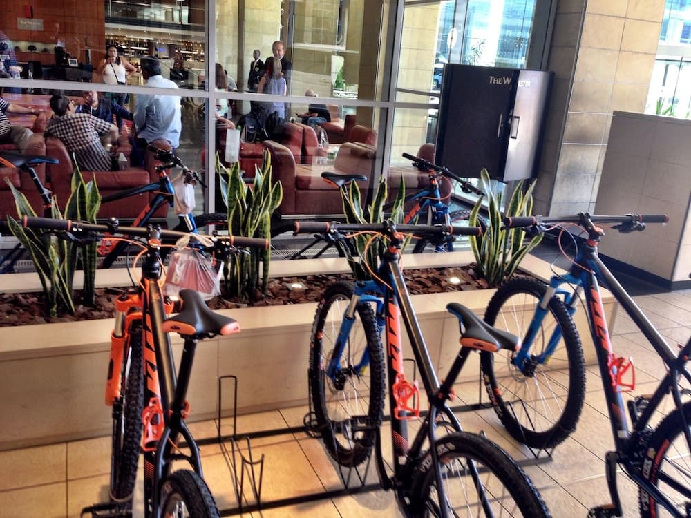 The Westin Cape Town, Bicycling