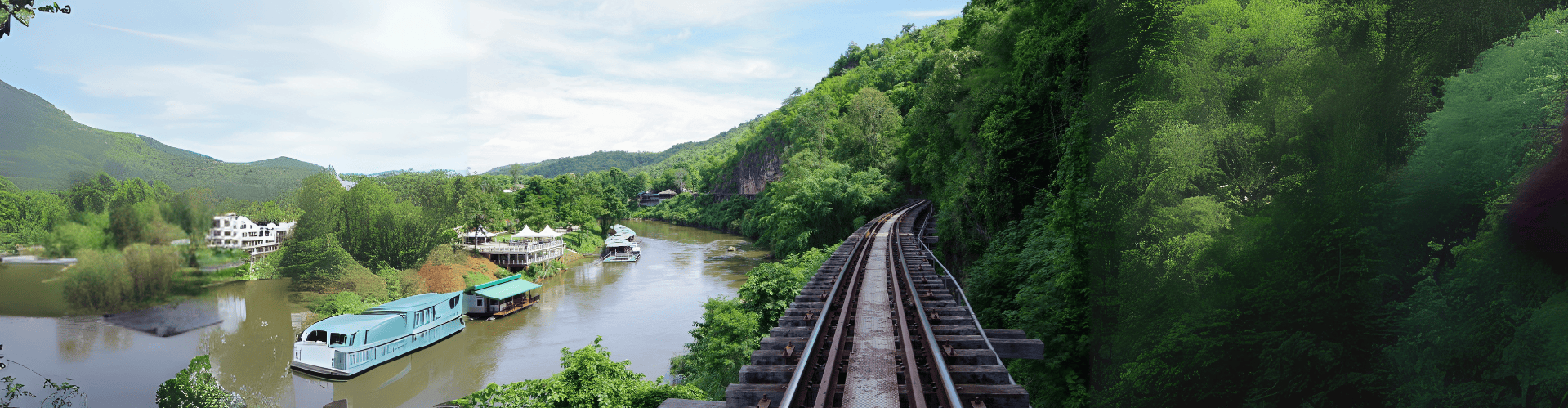 River Kwai, Kanchanaburi, Thailand