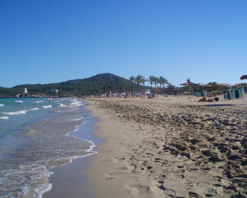 Platja d'en Bossa, Ibiza, España