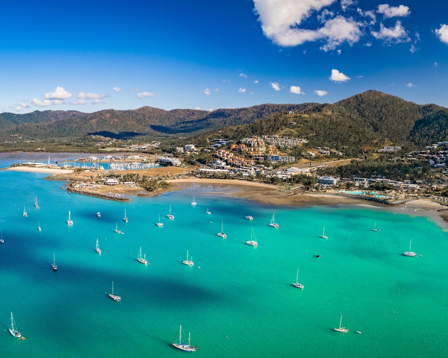 La playa de Airlie, Australia