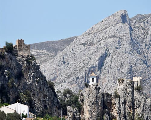 El castell de Guadalest, Spain