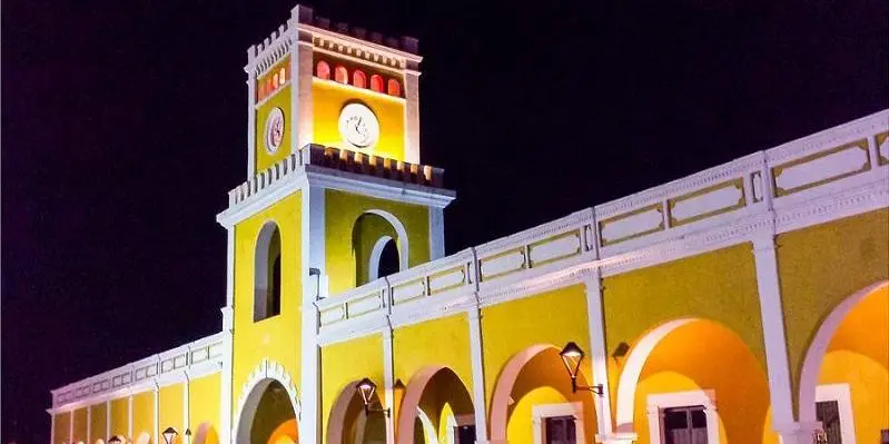 Campeche, fortified city. 