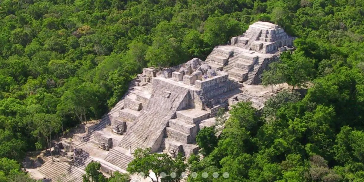 Calakmul an archaeological site hidden deep in the jungle 
