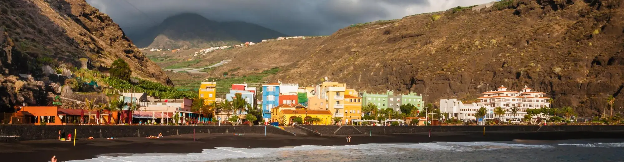 Tazacorte havn, La Palma øy, Spania