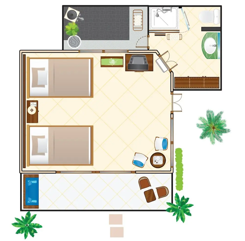 Puri Bagus Lovina, Floor plan
