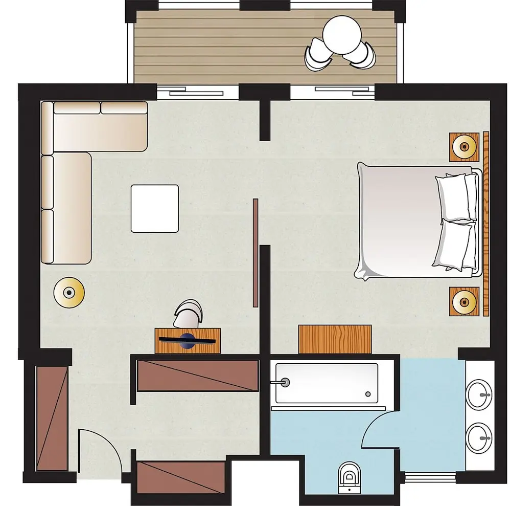 Grecotel Meli Palace, Floor plan