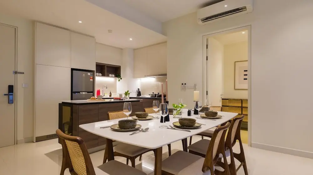 ViiA Residences in KL Eco City, Five Senses, Private kitchen