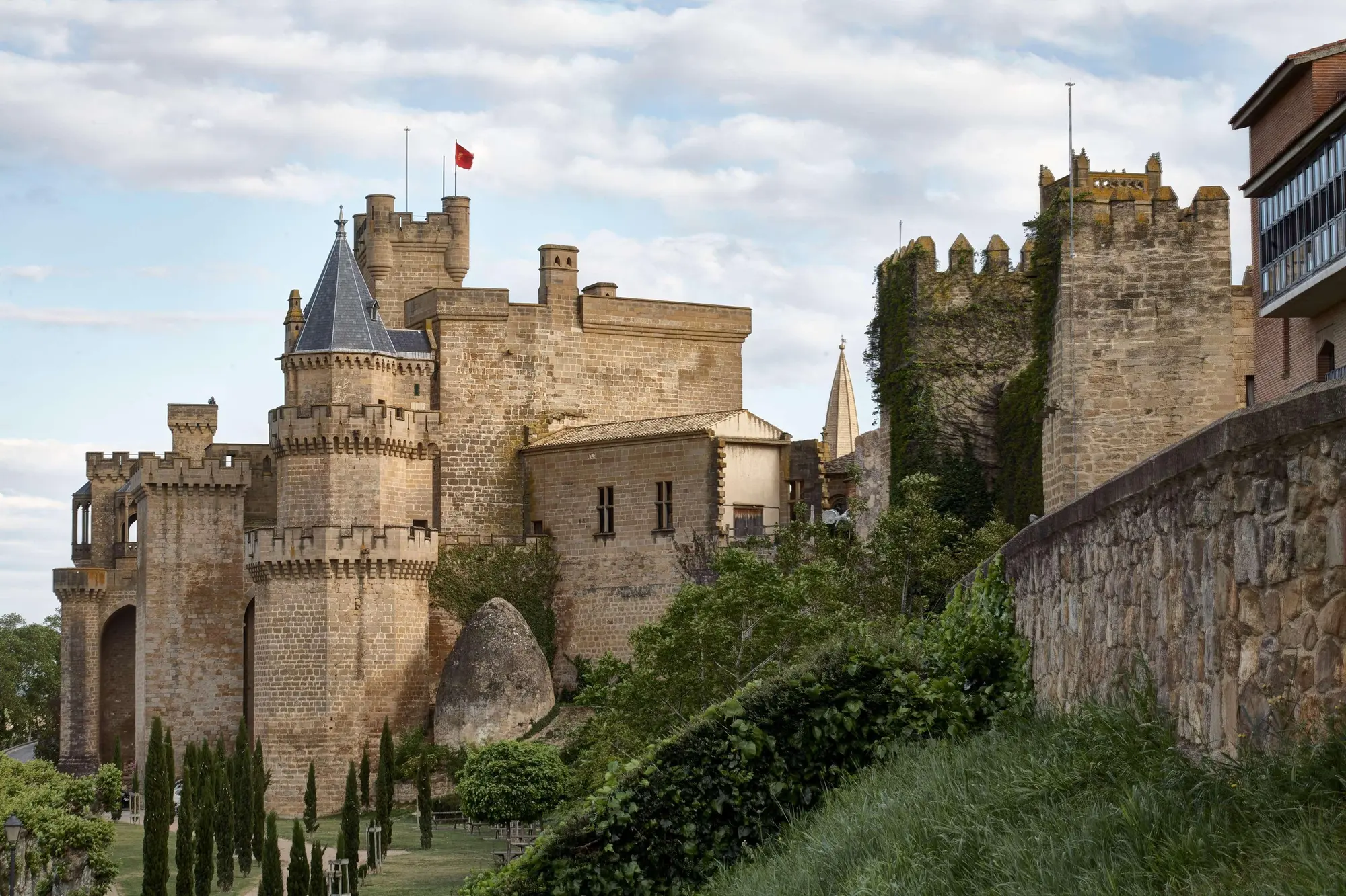 Parador De Olite, General view