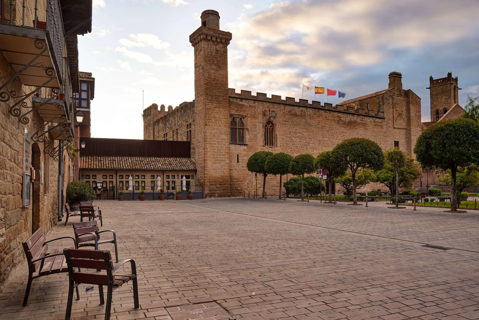 Parador De Olite, General view