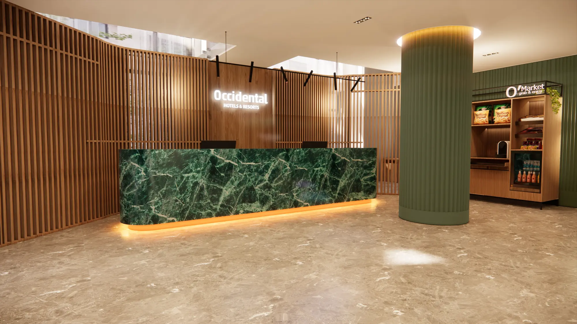 Occidental Pamplona, Lobby