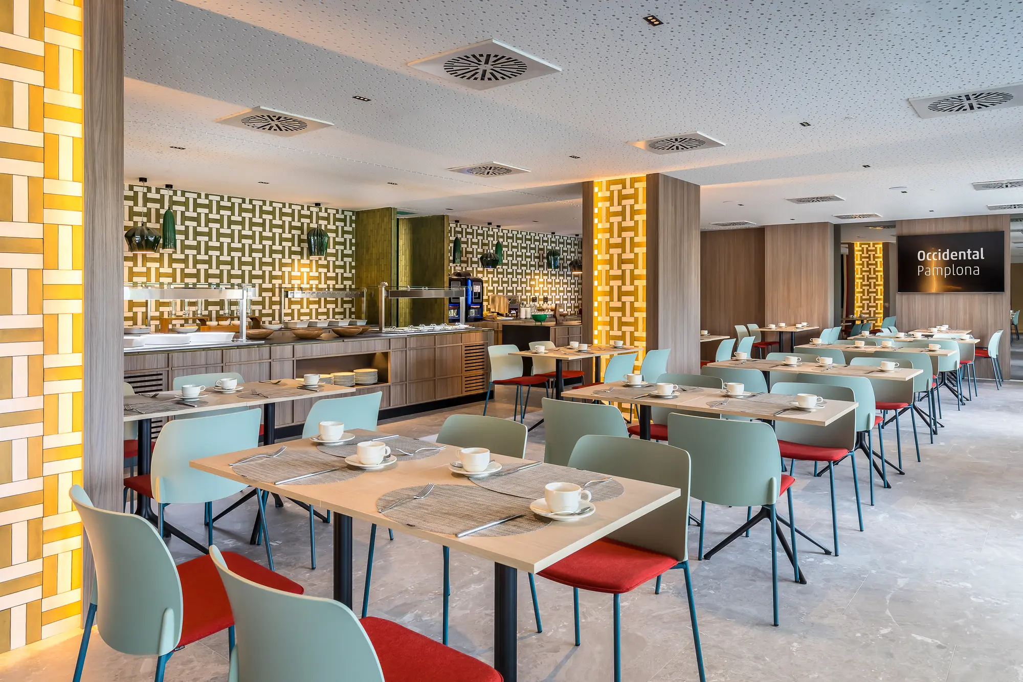 Occidental Pamplona, Restaurant