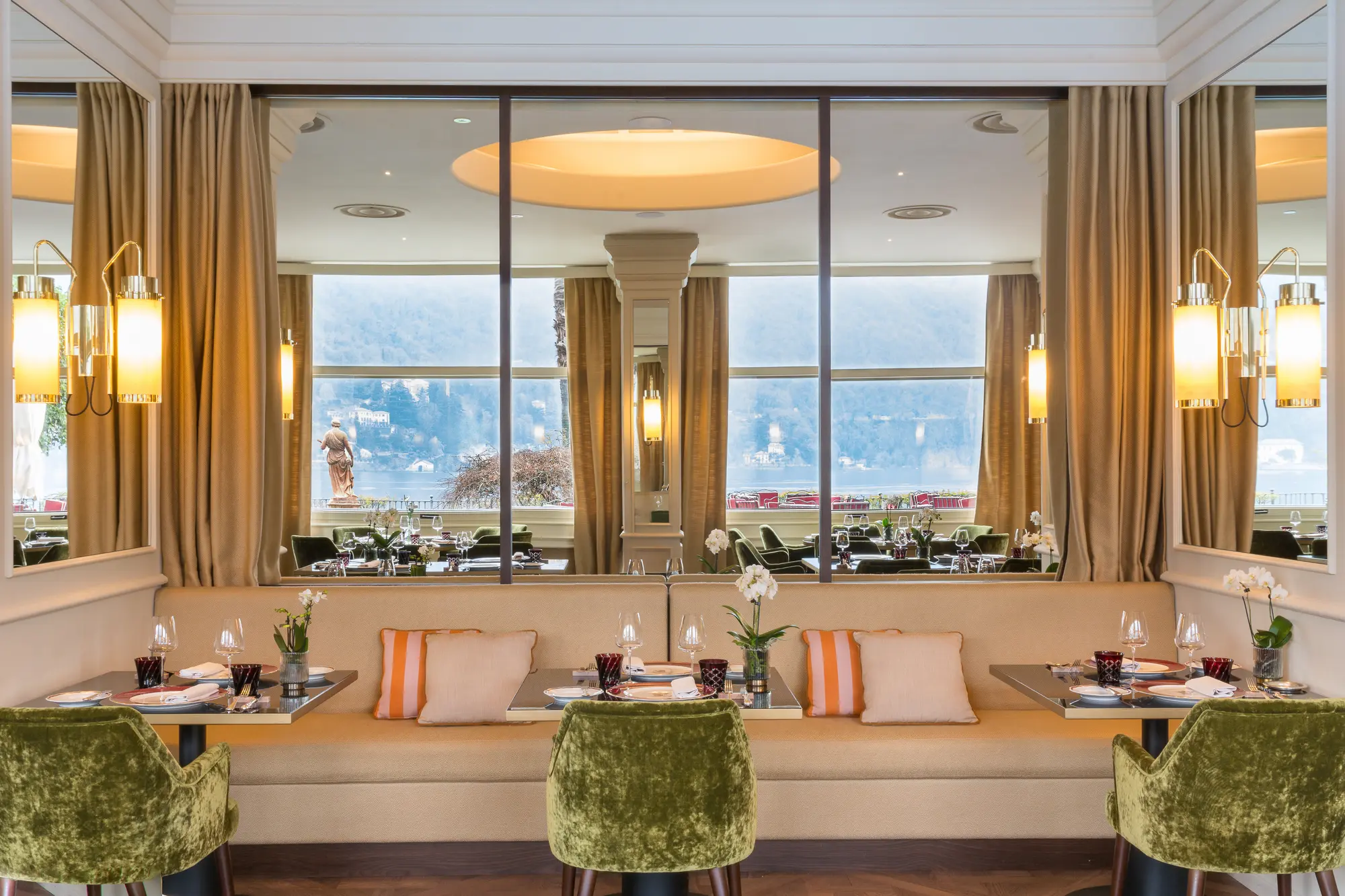 Villa Flori, Restaurant