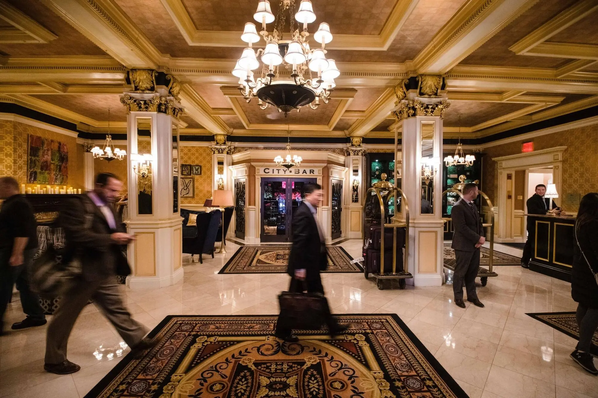 The Lenox Hotel, Lobby