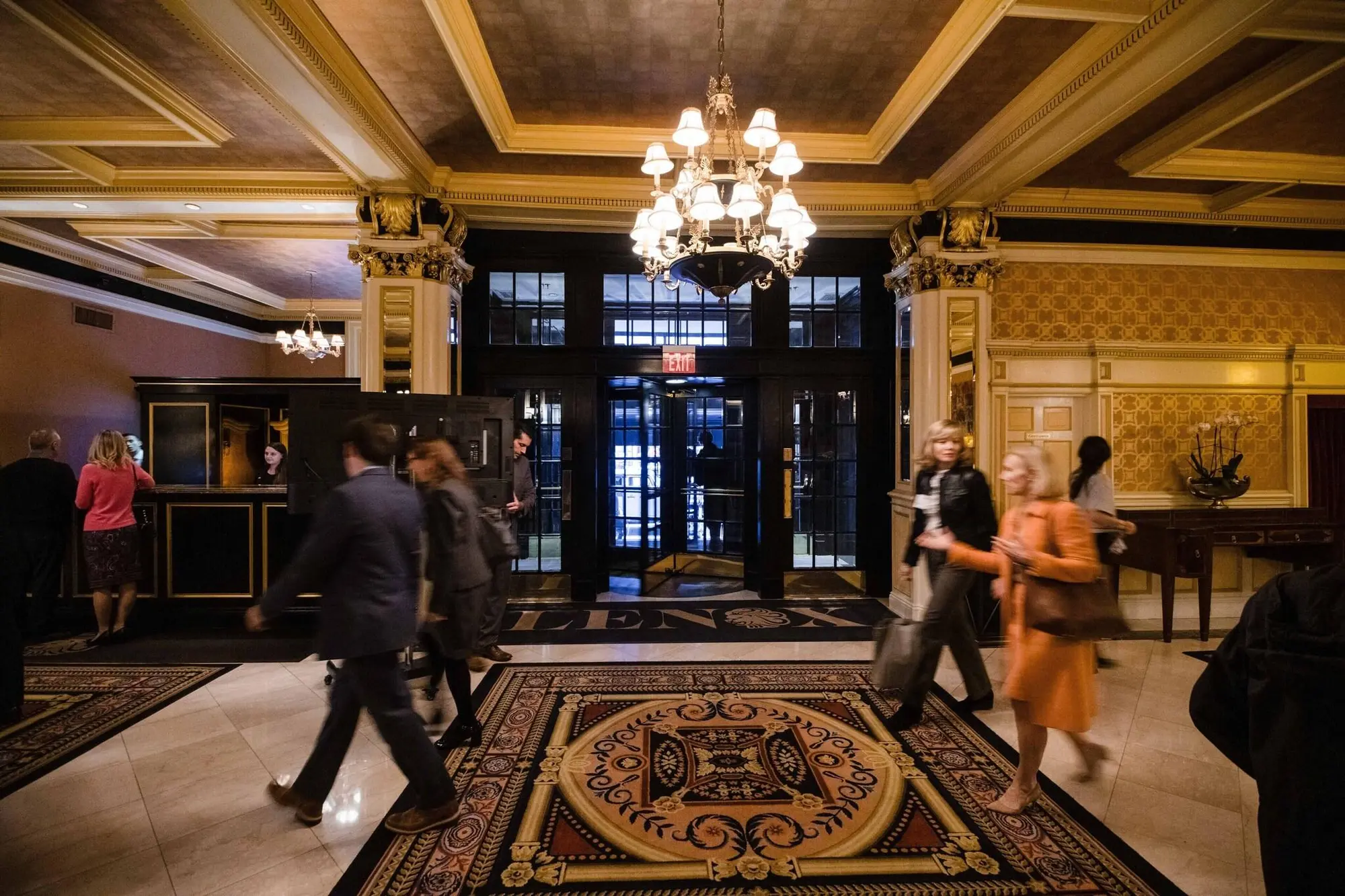 The Lenox Hotel, Lobby