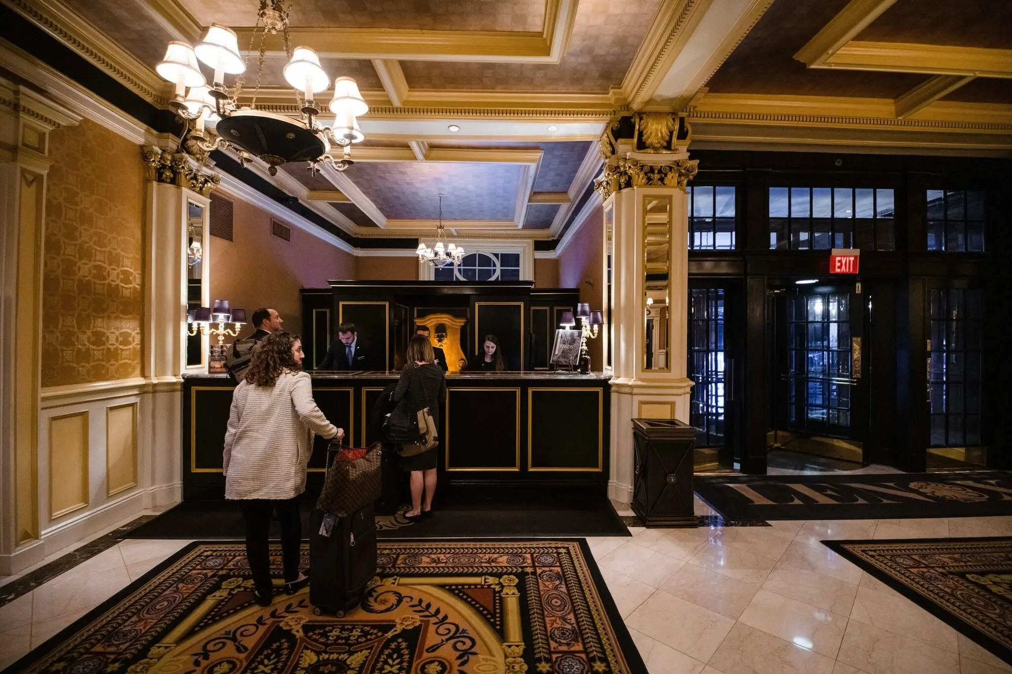 The Lenox Hotel, Lobby