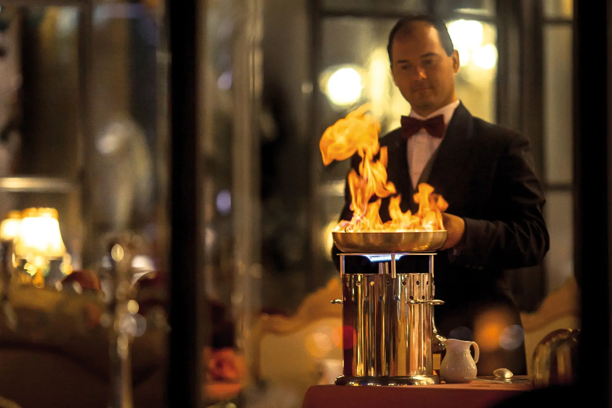 Villa e Palazzo Aminta, Restaurant