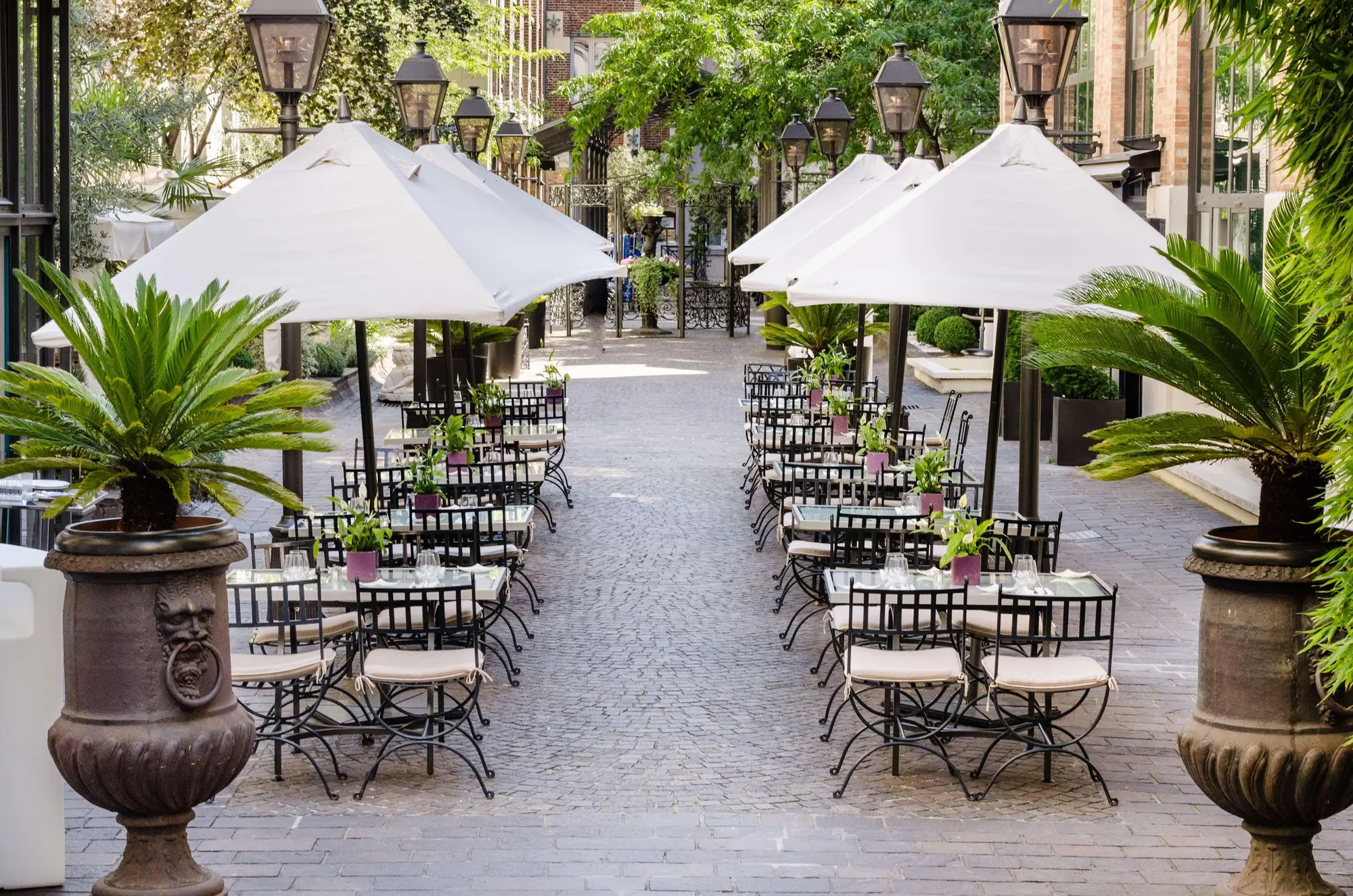 Les Jardins du Marais, Restaurant