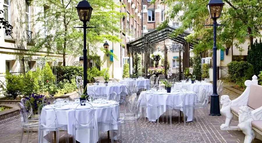 Les Jardins du Marais, Terrace