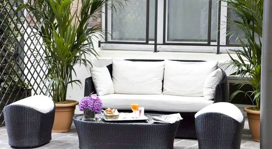 Les Jardins du Marais, Terrace