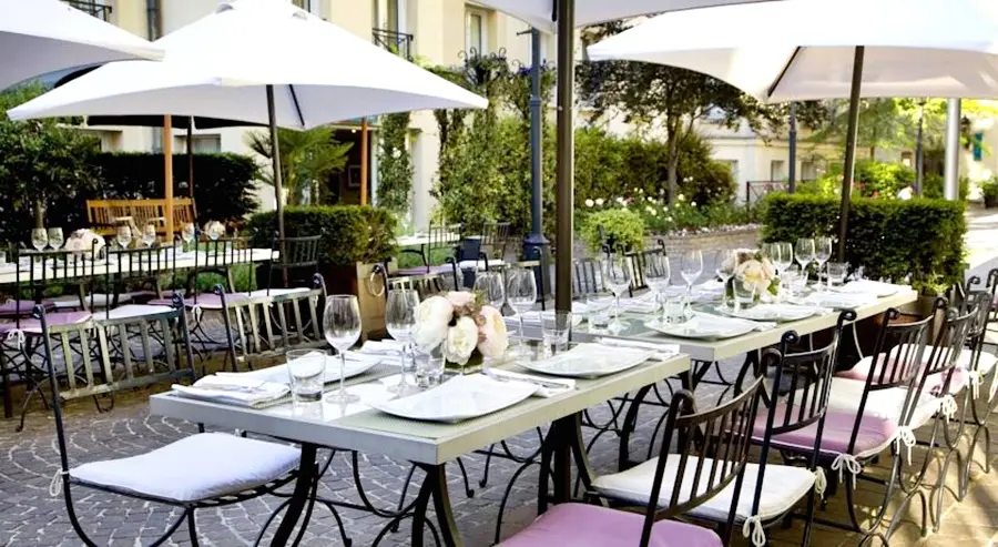 Les Jardins du Marais, Terrace