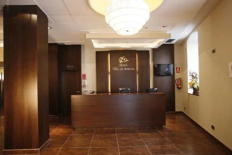Hotel Villa De Aranda, Lobby