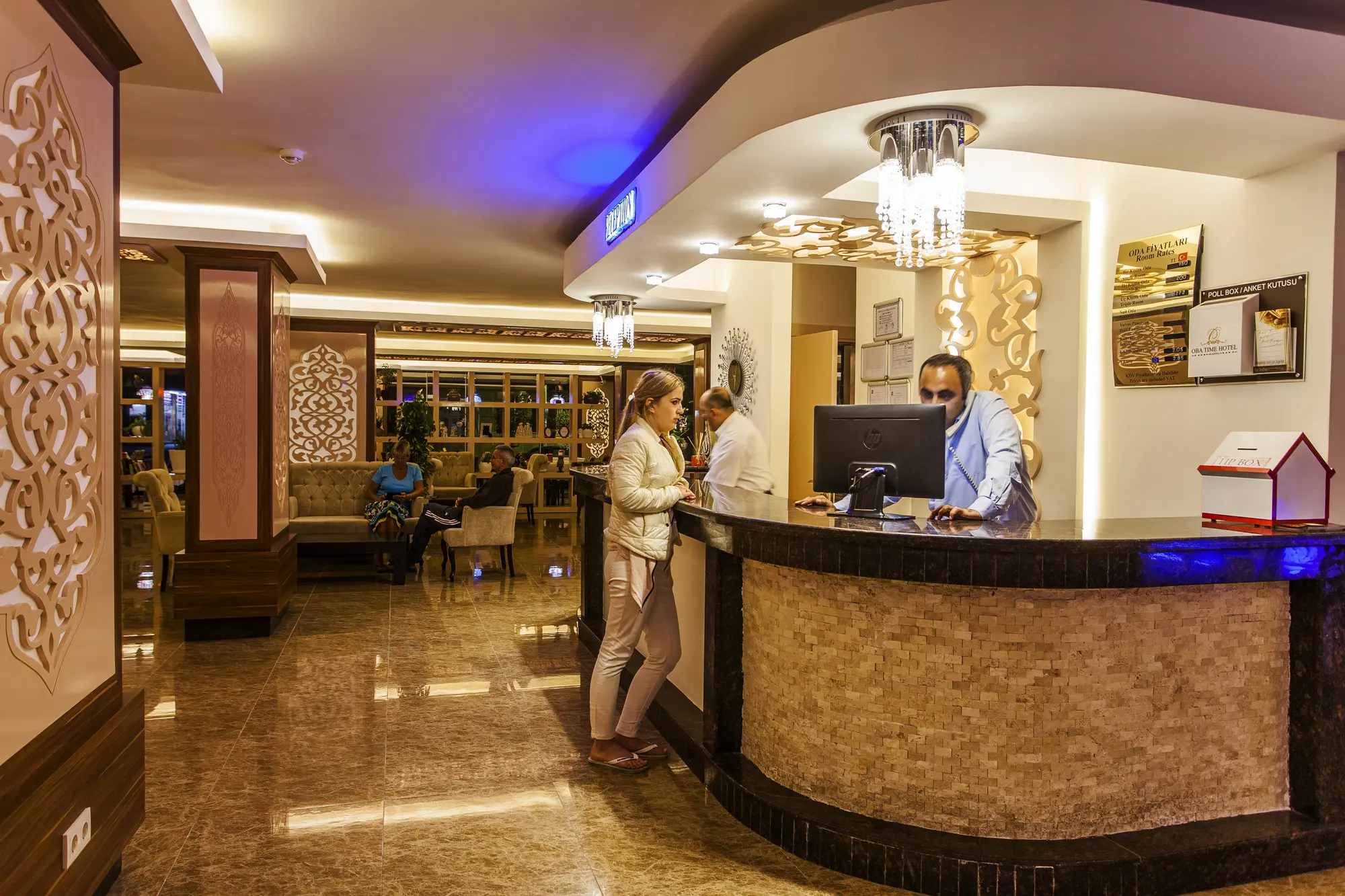 Oba Time Hotel, Lobby