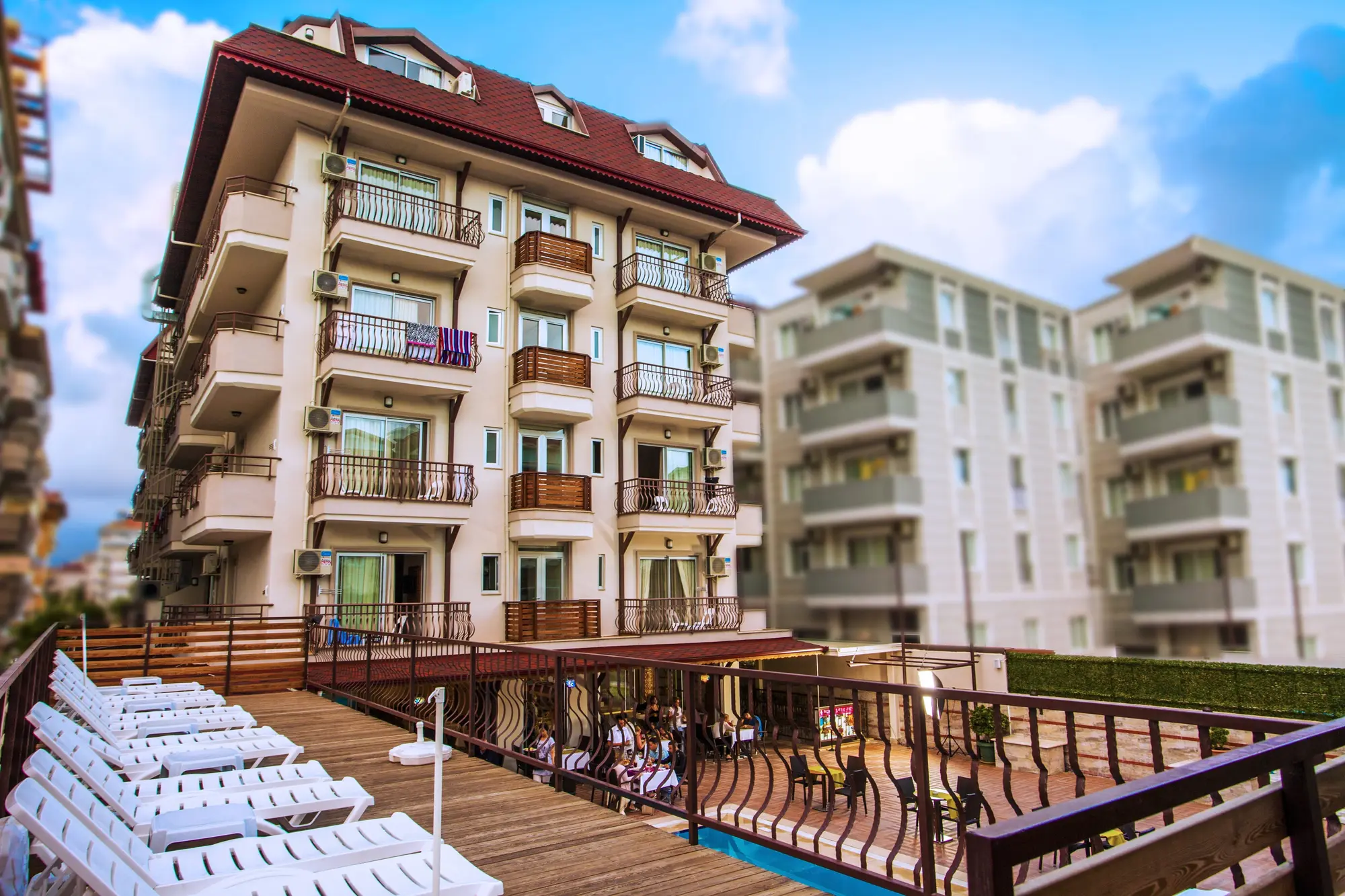 Oba Time Hotel, Terrace