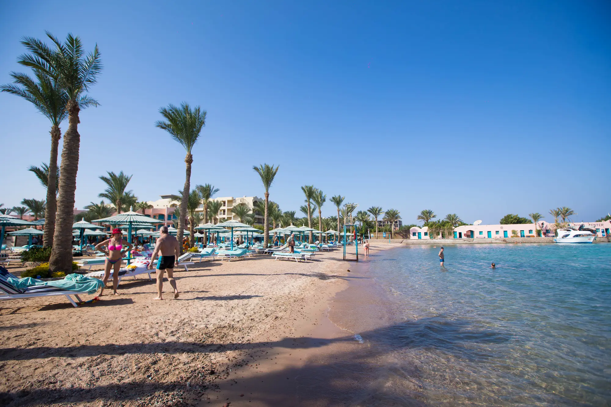 Le Pacha Resort, Beach