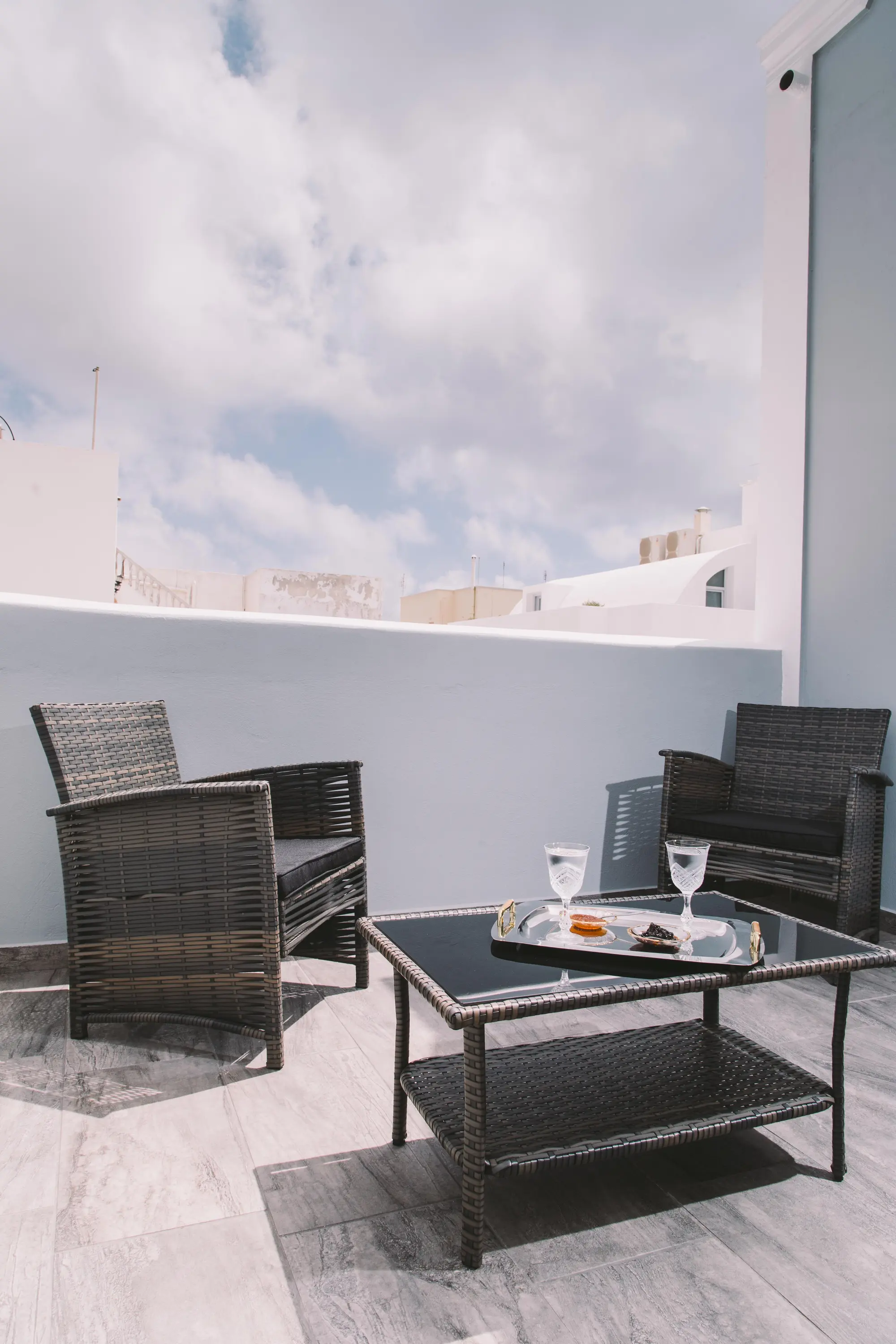 Oasis Suites Fira, Terrace